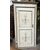 PTL573 - Porta laccata e dipinta, un battente, con telaio, epoca '700, misure luce cm L 82 x H 196