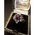 Platinum ring with ruby and diamonds