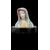 Majolica bust of the Madonna. Minghetti, Bologna.