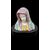 Majolica bust of the Madonna. Minghetti, Bologna.