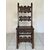 Louis XIV walnut carved folder chair. Lombardy 17th century