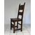 Louis XIV walnut carved folder chair. Lombardy 17th century