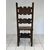 Louis XIV walnut carved folder chair. Lombardy 17th century