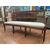Neoclassical style walnut sofa
