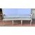 Wall bench in lacquered and painted wood. Venice, 18th century.