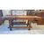 19th-century carpenter's workbench with triple vise