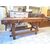 19th-century carpenter's workbench with triple vise