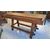 19th-century carpenter's workbench with triple vise