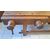 19th-century carpenter's workbench with triple vise
