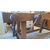 19th-century carpenter's workbench with triple vise