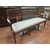 Neoclassical style walnut sofa
