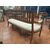 Neoclassical style walnut sofa