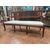 Neoclassical style walnut sofa