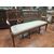 Neoclassical style walnut sofa