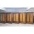 Set of five light walnut bookcases
