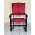 Trono seggiolone in noce . Bologna XVIII secolo
