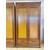 Set of five light walnut bookcases