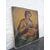 Dipinto olio su tela scuola italiana del XVII secolo Maria che allatta al seno