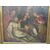 Grande dipinto olio su tela scuola austriaca-tedesca del 1700 Lamento di Cristo