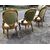 Three mid-19th century gilded armchairs
