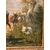 Pittore italiano (fine XVIII-inizi XIX sec.) - Paesaggio con mucche, capre e cane al ruscello.
