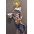 Pair of polychrome ceramic sconce-sculptures, Venice, signed Orosa (San Polo), mid 20th century