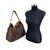 LOUIS VUITTON Borsa Shopper in Tela Col. Marrone Delightful L