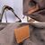 LOUIS VUITTON Borsa a Tracolla in Camoscio Col. Marrone Onatah S