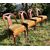 Four gondola chairs