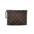 LOUIS VUITTON Pochette Vintage in Tela Col. Marrone Trousse de Toilette S
