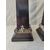 Piccola coppia di obelischi in marmo nero del Belgio - H 46 cm