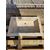 Raffinato lavandino in marmo Rubbio finemente decorato con mascherone - 64 x 42 cm