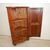 Antique walnut corner cabinet, 19th century