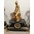 Gilt bronze clock and candelabra triptych, France, second half of the 19th century