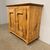 Antica credenza abete fine 800 legno chiaro restaurata . Misure ricercate . Mis 103 x 47, 50 . h 90