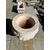 Sculpted marble vase