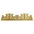 Grande fregio in legno laccato e dorato - M/1832 -