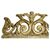 Grande fregio in legno laccato e dorato - M/1832 -