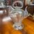 Antique 18th-century blown glass holy water pitcher. Dimensions H 32 W 23.