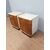 Pair of large original Art Deco walnut and parchment bedside tables, 1930-40 Pair of large original Art Deco walnut and parchment bedside tables, 1930-40