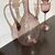 Antique Tritico in amethyst rose glass, 1920, Zecchin – Cappellin manufacture, Murano Venice.
