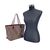 LOUIS VUITTON Borsa Shopper in Tela Col. Marrone Neverfull M