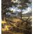 Wooded landscape with travelers and village