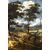Wooded landscape with travelers and village
