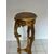 Carved and gilded wooden pedestal table. Lombardy, mid-19th century