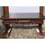 Large walnut desk in solid walnut. Northern Italy, late 16th century.