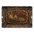 Lacquered and painted wooden tray. Venice, 18th century.