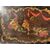 Lacquered and painted wooden tray. Venice, 18th century.
