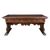 Large walnut desk in solid walnut. Northern Italy, late 16th century.