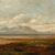 English painter (late 19th century) - Romantic landscape with fisherman at the lake.
